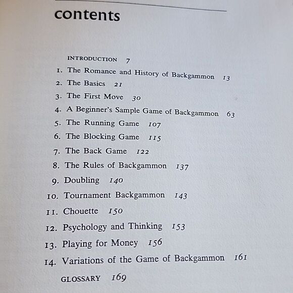 Vintage 60's Backgammon Book Prince Alexis Obolensky & Ted James - Picture 6 of 10